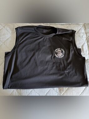 Work Harder Black Men's Muscle Tank Top